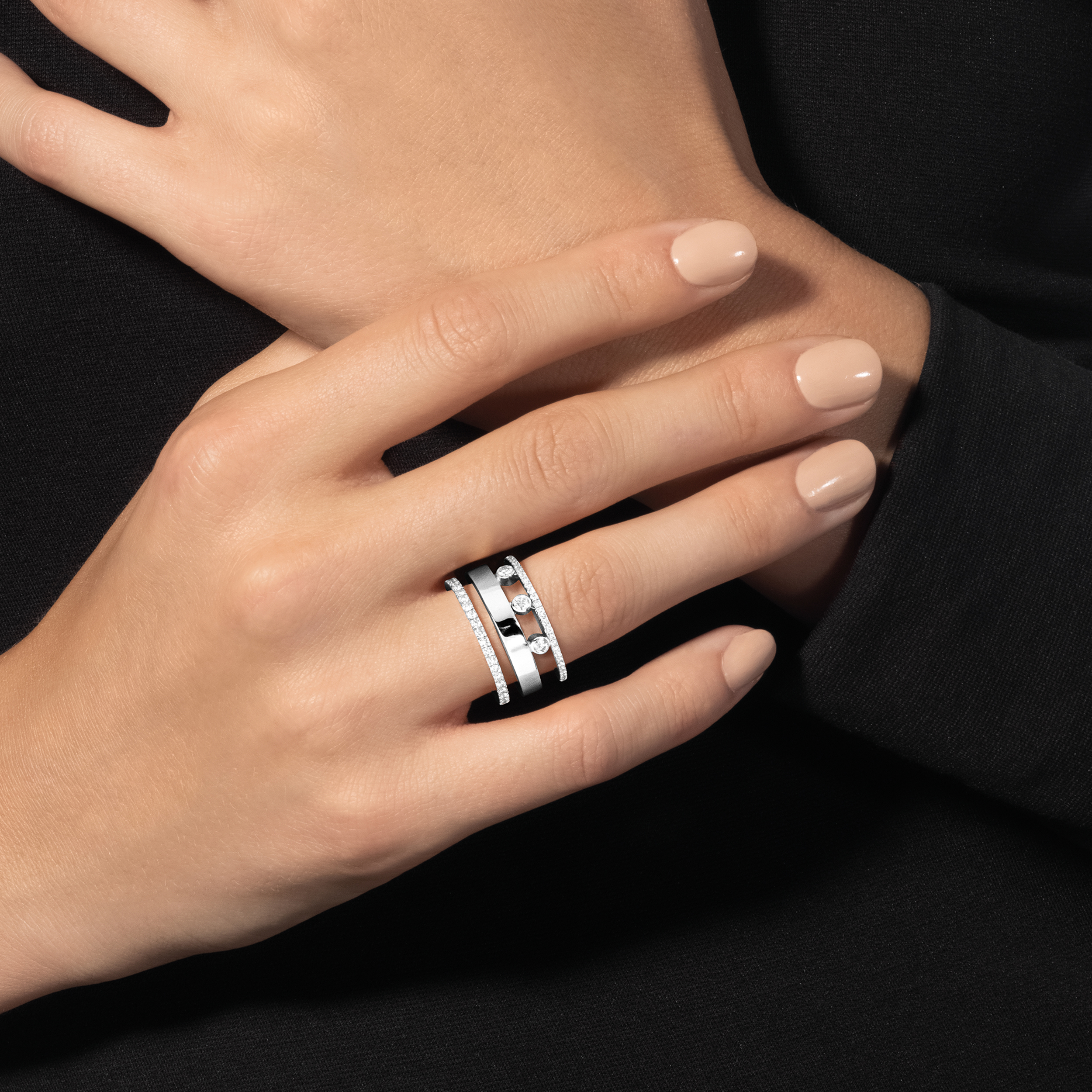 ムーヴ ロマーヌ》 ホワイトゴールド＆ダイヤモンド リング | メシカ