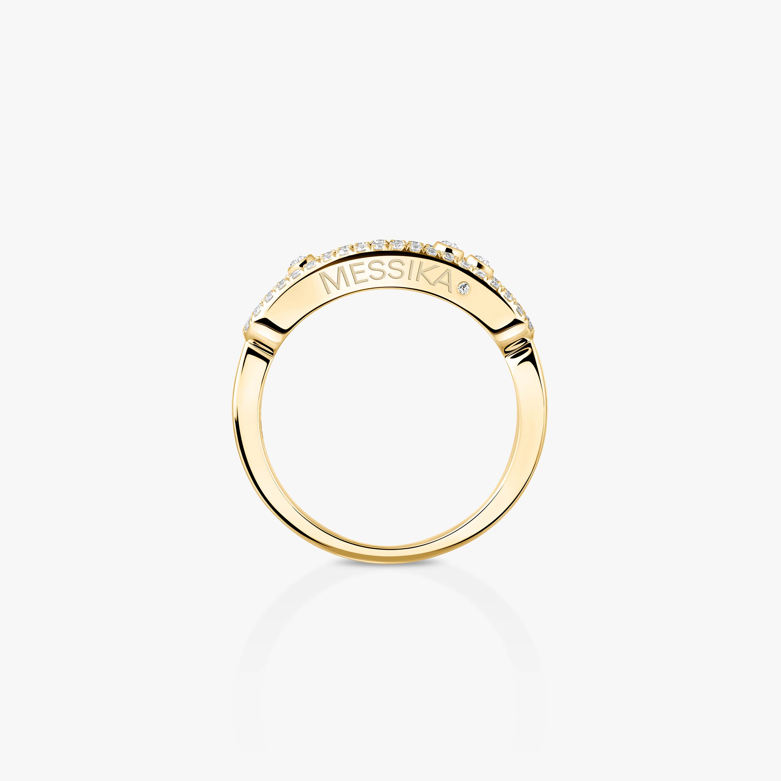 maji様　Hony Bee　パヴェリング　ブラックキュービック　ジュエリー ムーヴ クラシック》 イエローゴールド＆ダイヤモンド パヴェ