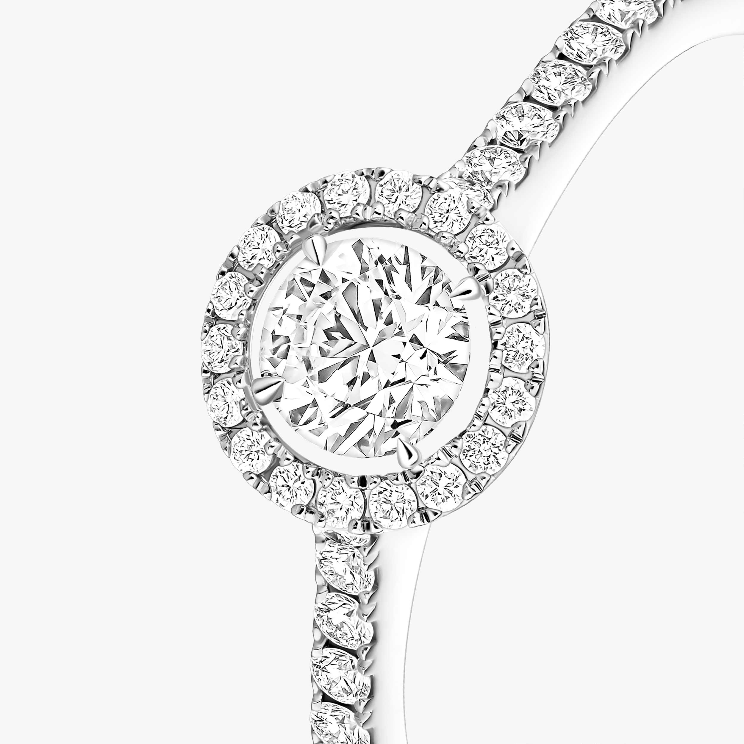 としちゃん　18k ホワイトゴールド　ダイヤモンド スクエアカット リング ジョイ》ホワイトゴールド ダイヤモンド リング| メシカ 14505-WG