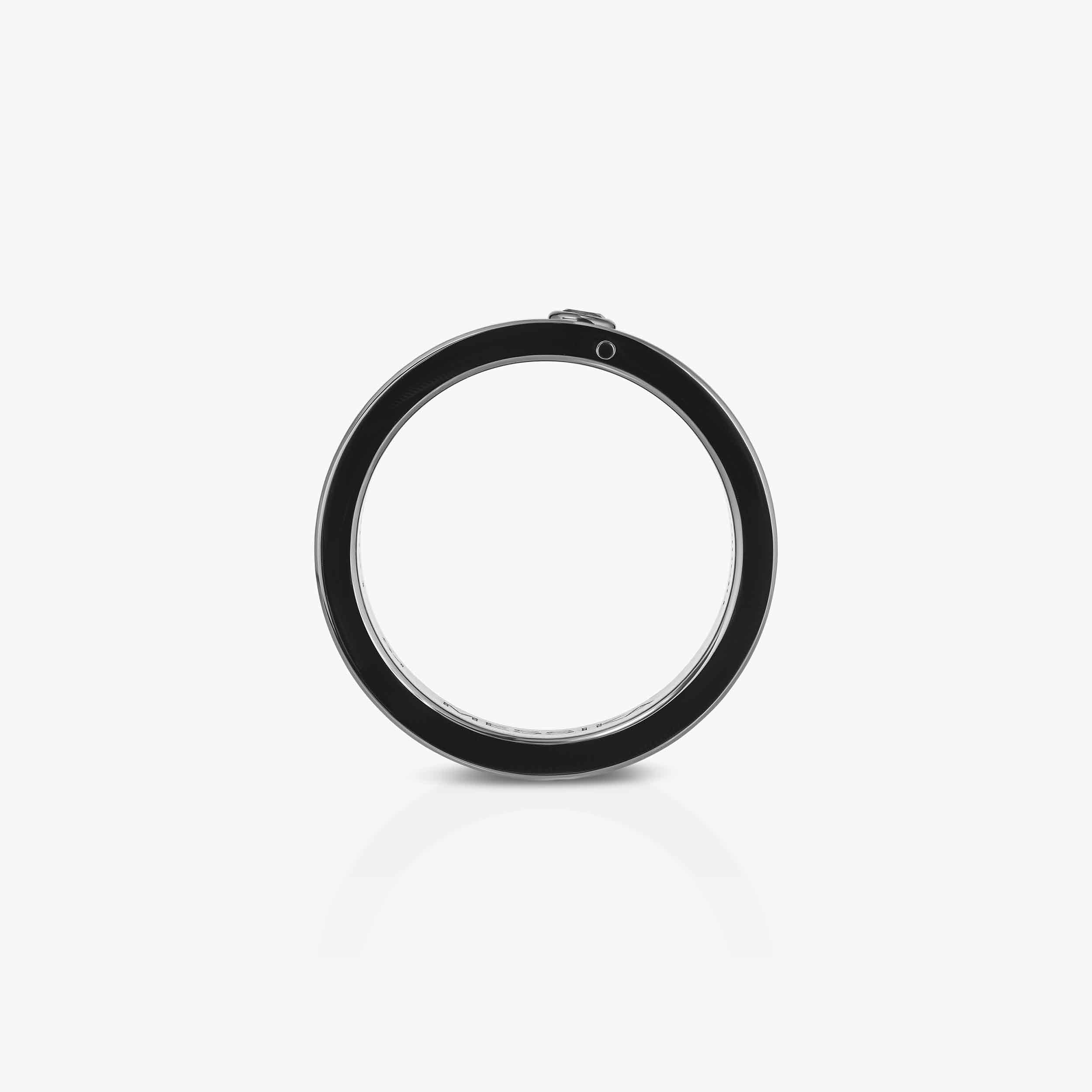 Black Titanium & Black Diamond Ring for Men | Messika 07165-TB