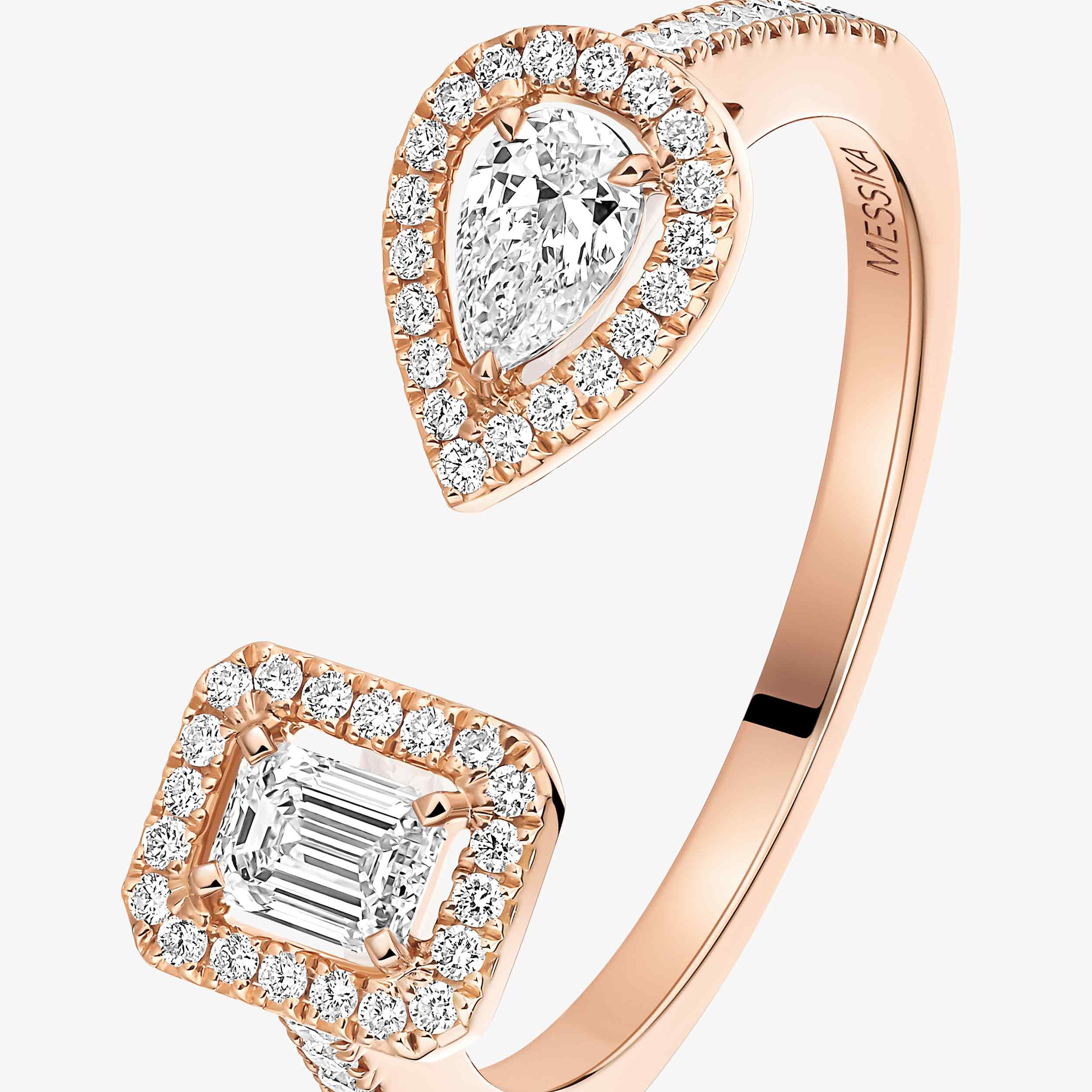 マイ ツイン トワ＆モワ》 ピンクゴールド＆ダイヤモンド リング