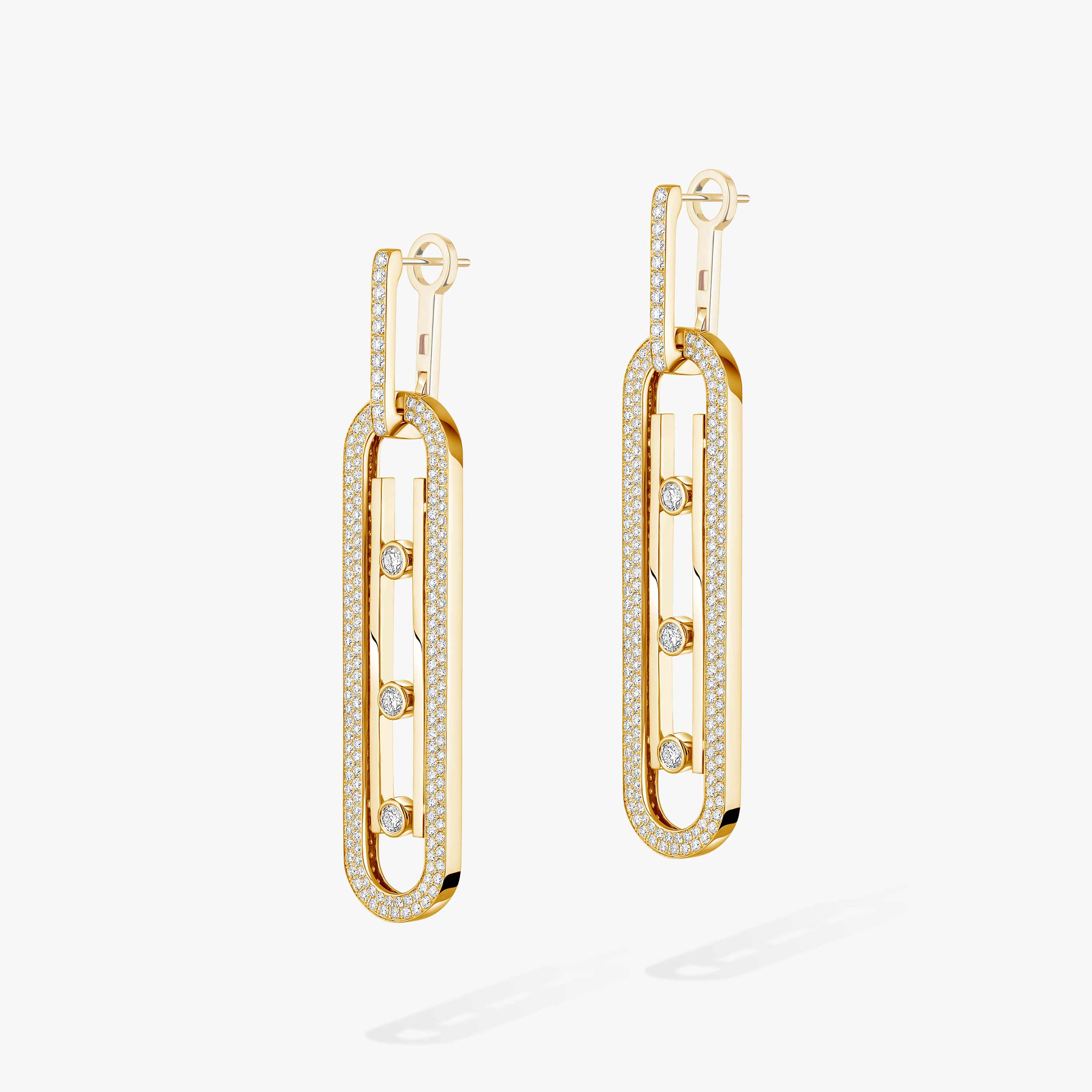 ムーヴ テンス》 イエローゴールド＆ダイヤモンド パヴェ