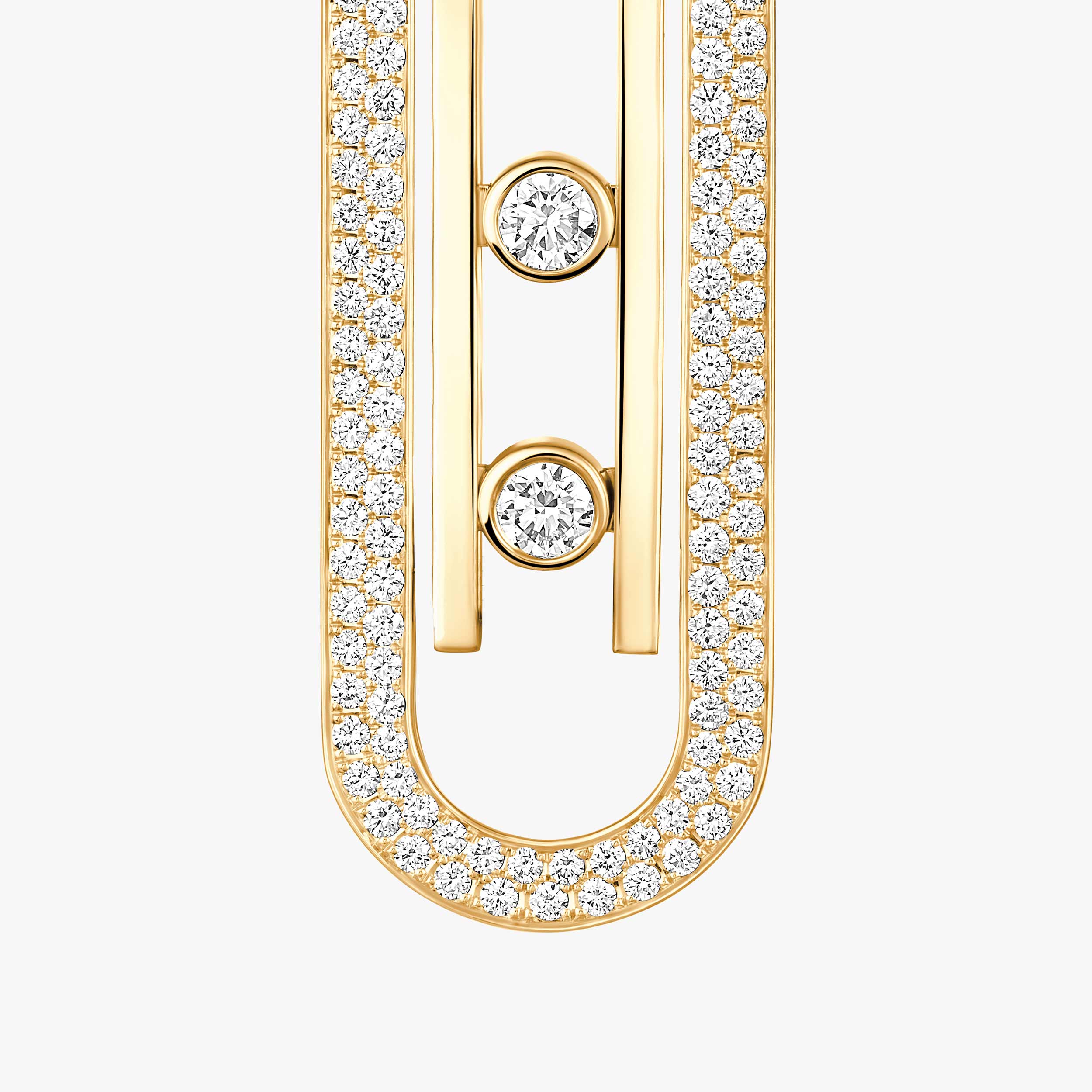 ムーヴ テンス》 イエローゴールド＆ダイヤモンド パヴェ