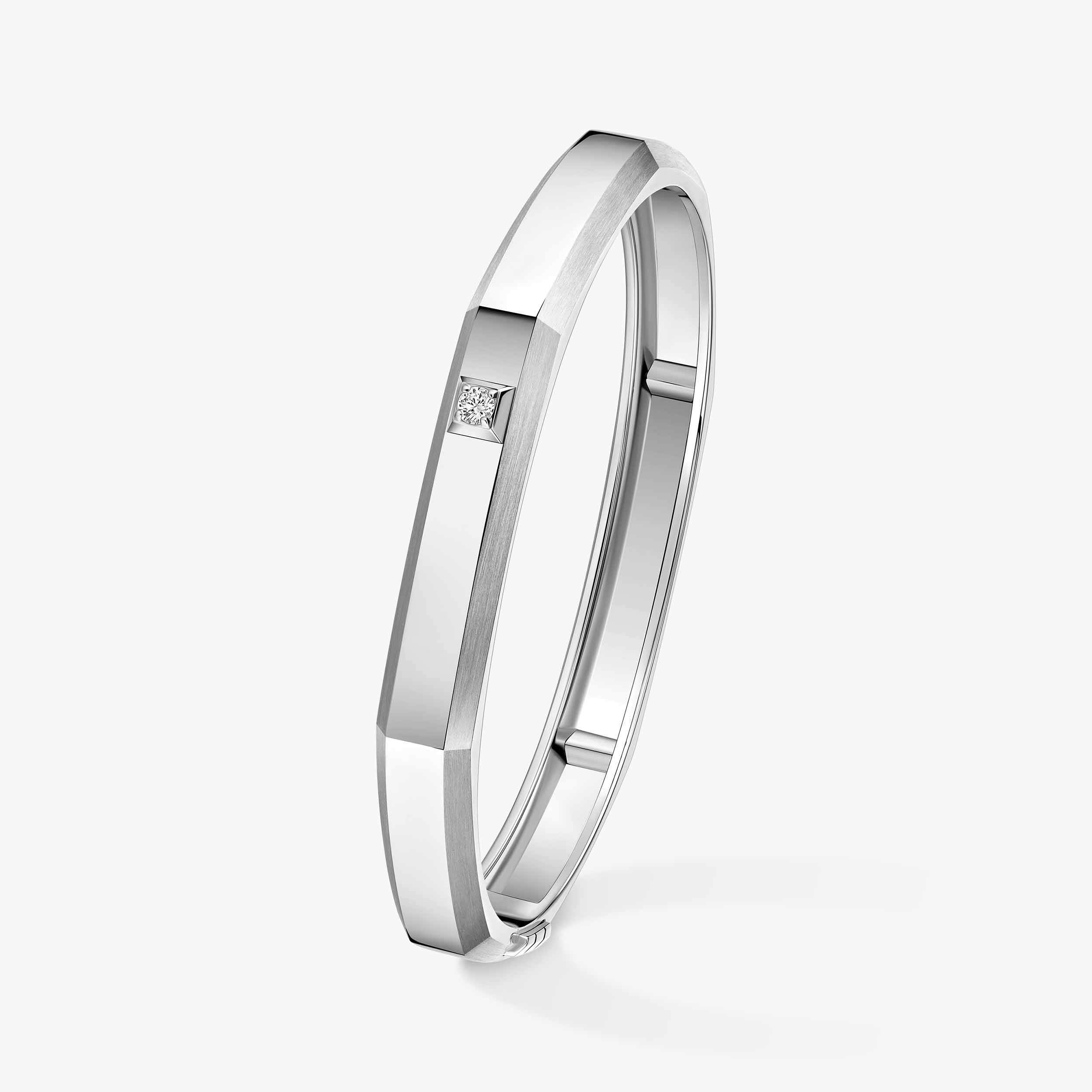 Moderniste Diamond Bracelet in White Gold | Messika 14539-WG
