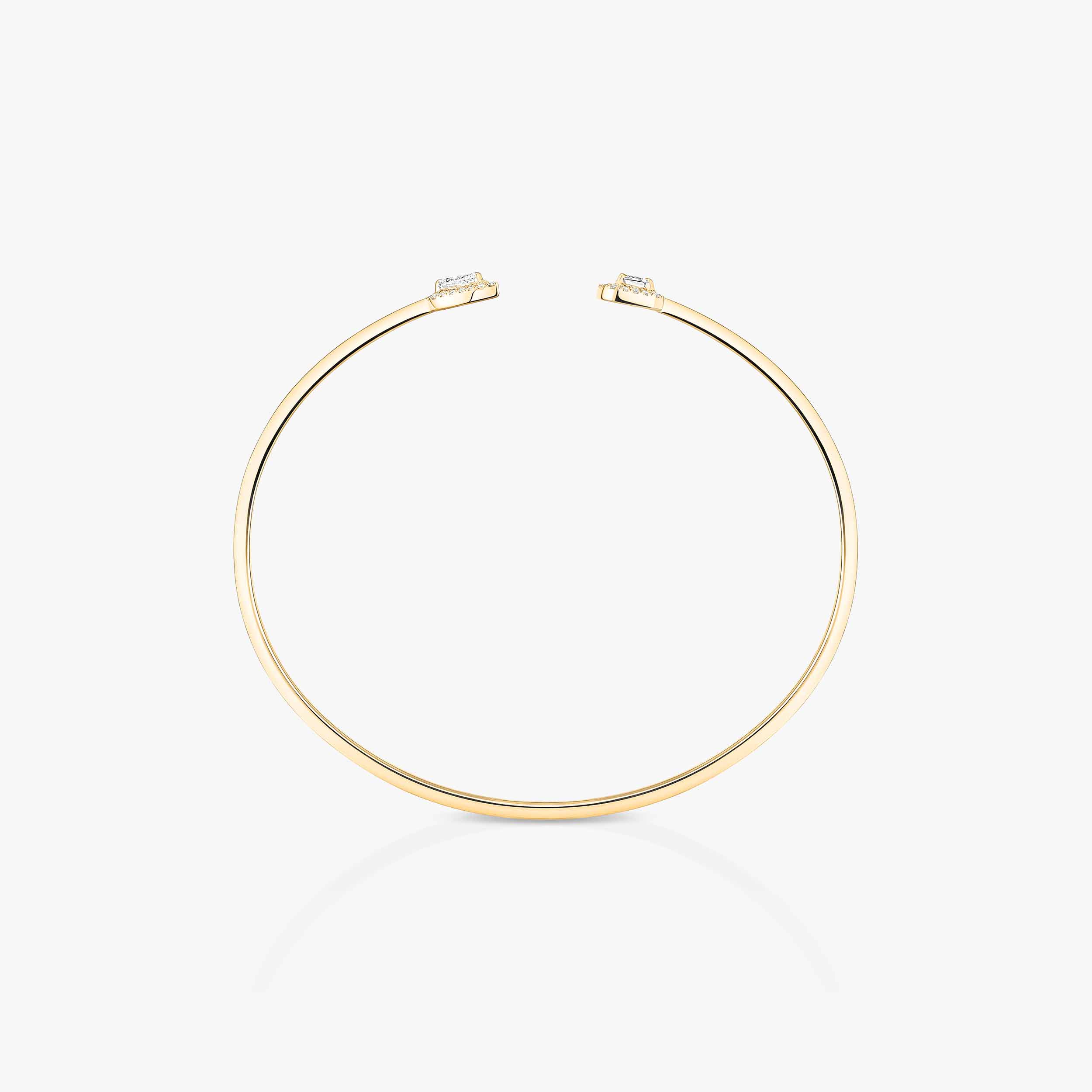 マイ ツイン トワ＆モワ》 イエローゴールド＆ダイヤモンド バングル