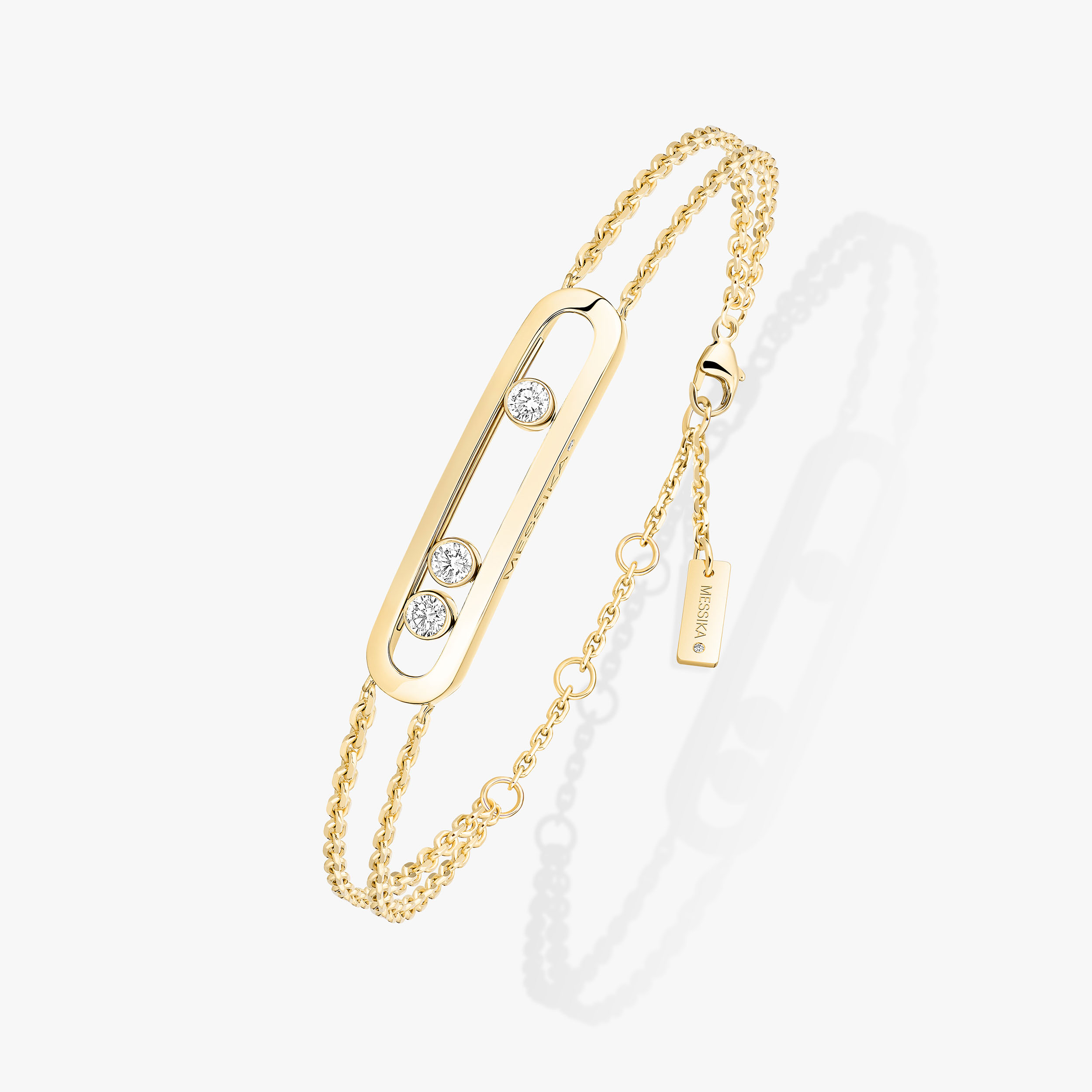 Yellow Gold Diamond Bracelet Move | Messika 03996-YG