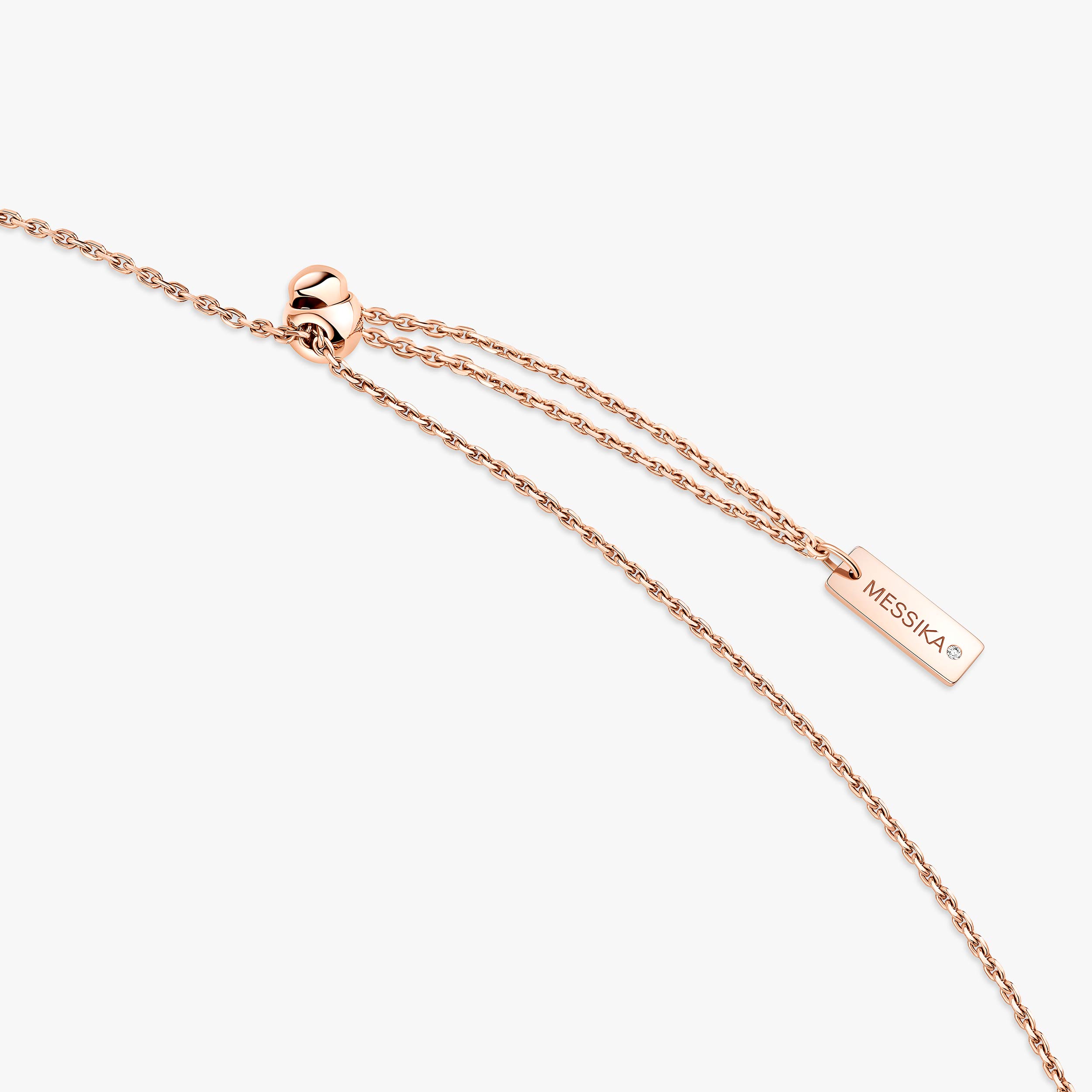yuka Pink Gold Diamond Necklace Move 10Th | Messika 10032-WG
