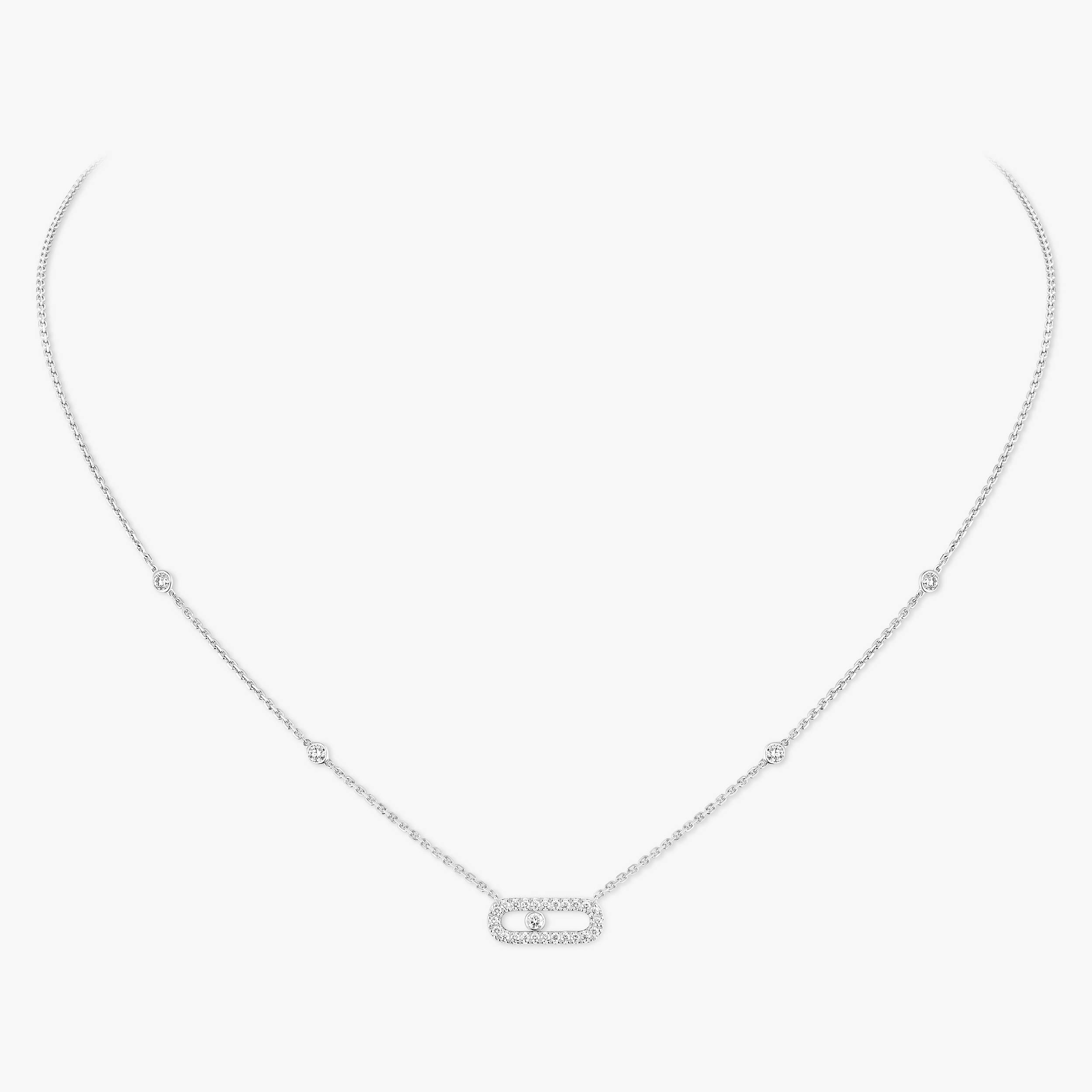 ムーヴ クラシック》 ホワイトゴールド＆ダイヤモンド パヴェ