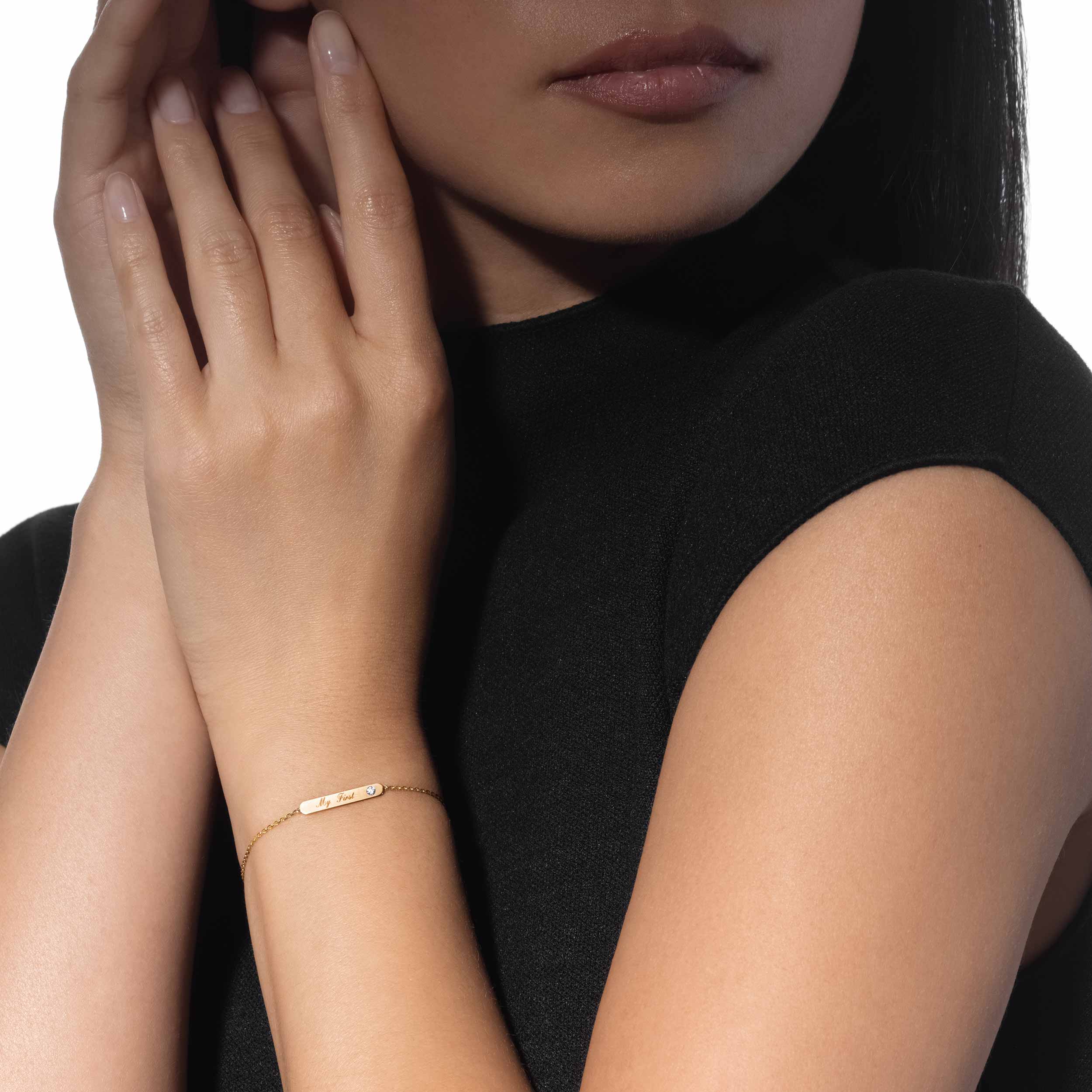 My First Diamond Yellow Gold For Her Diamond Bracelet 04062-YG