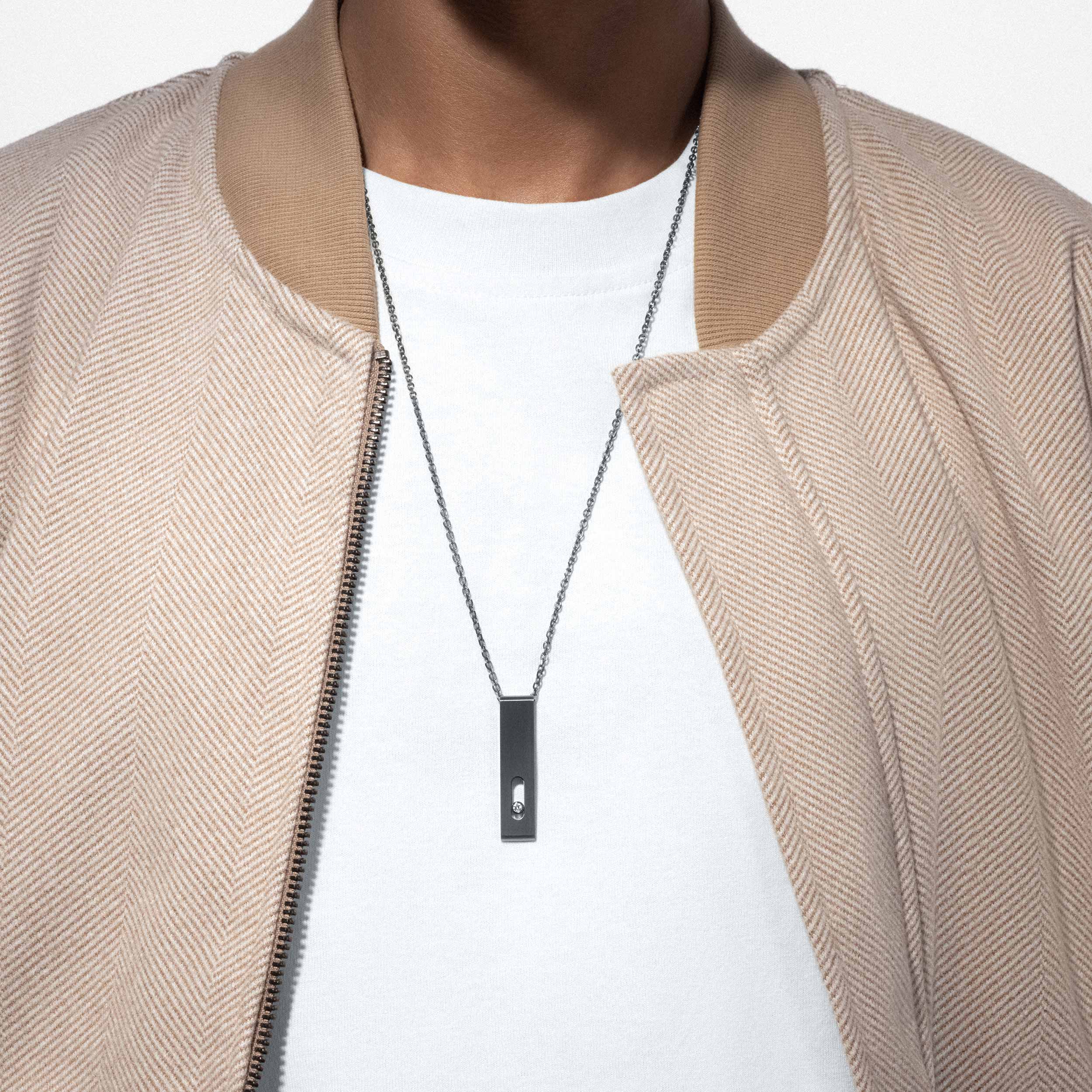 Diamond necklace for boys on sale