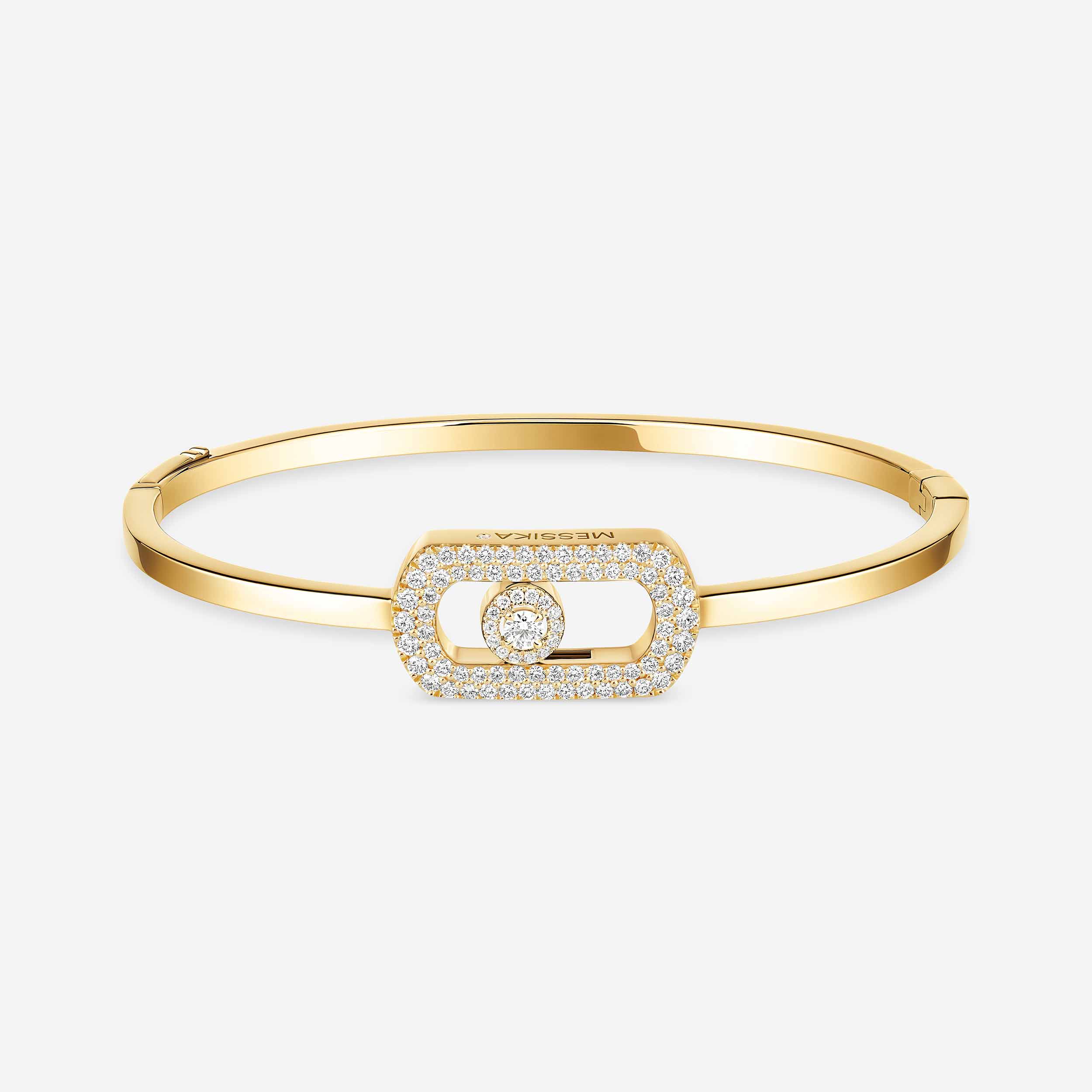 So Move Pavé Bangle Yellow Gold For Her Diamond Bracelet 13428-YG