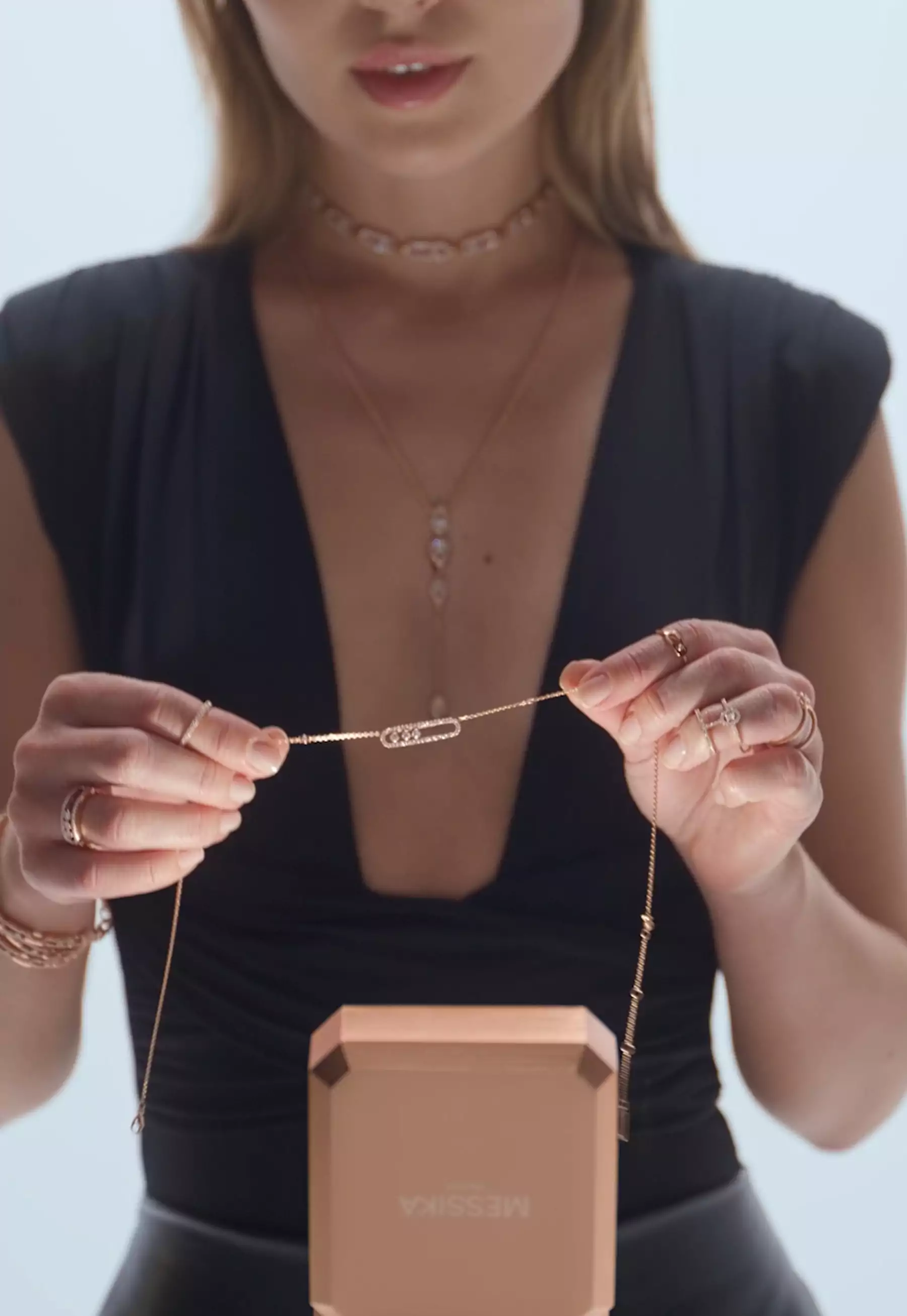 Diamond Necklaces and Chains Messika Luxury Jewelry