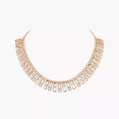 高品質の人気 Move Iconica 12558-PG Messika | Gold Pink in Necklace Diamond 化粧水・ローション・トナー