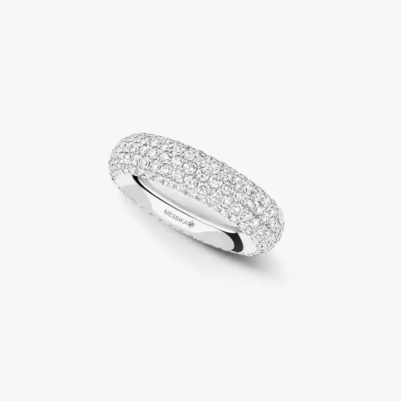 Bague Femme Or Blanc Diamant Divine Enigma 12660-WG