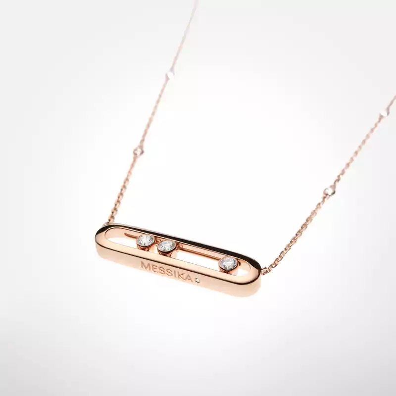 Baby Move Pink Gold For Her Diamond Necklace 04323-PG