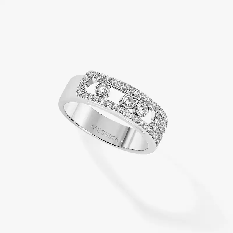 Ring For Her White Gold Diamond Move Noa المرصع 06129-WG