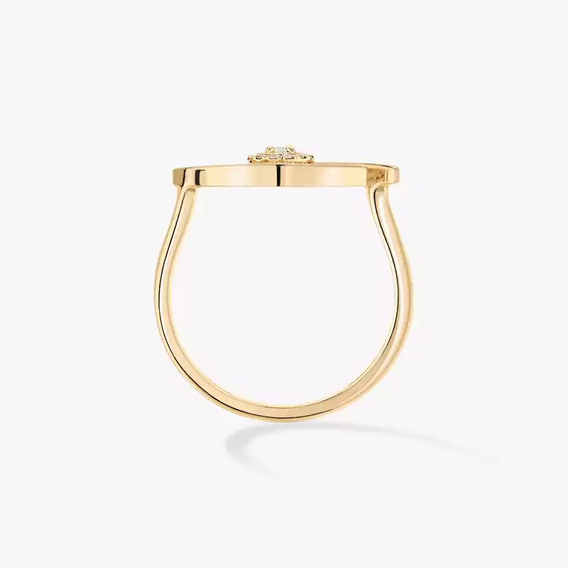 Ring For Her Yellow Gold Diamond Lucky Eye 10036-YG