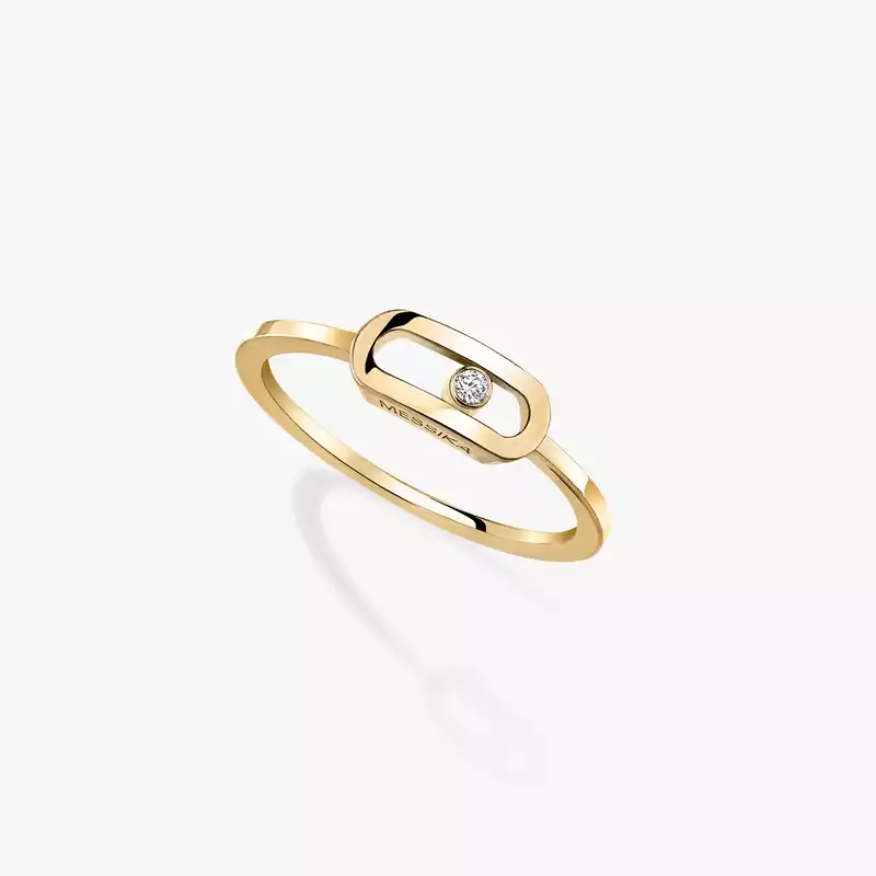 Gold Move Uno Yellow Gold For Her Diamond Ring 10055-YG