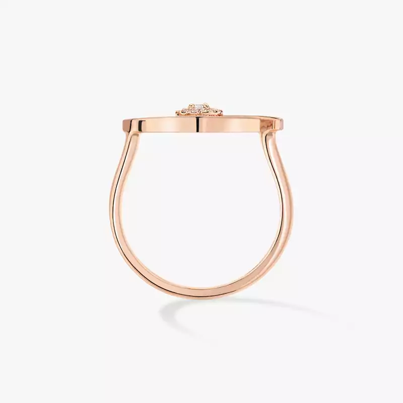 Lucky Eye戒指 Pink Gold Diamond For Her Ring 10036-PG