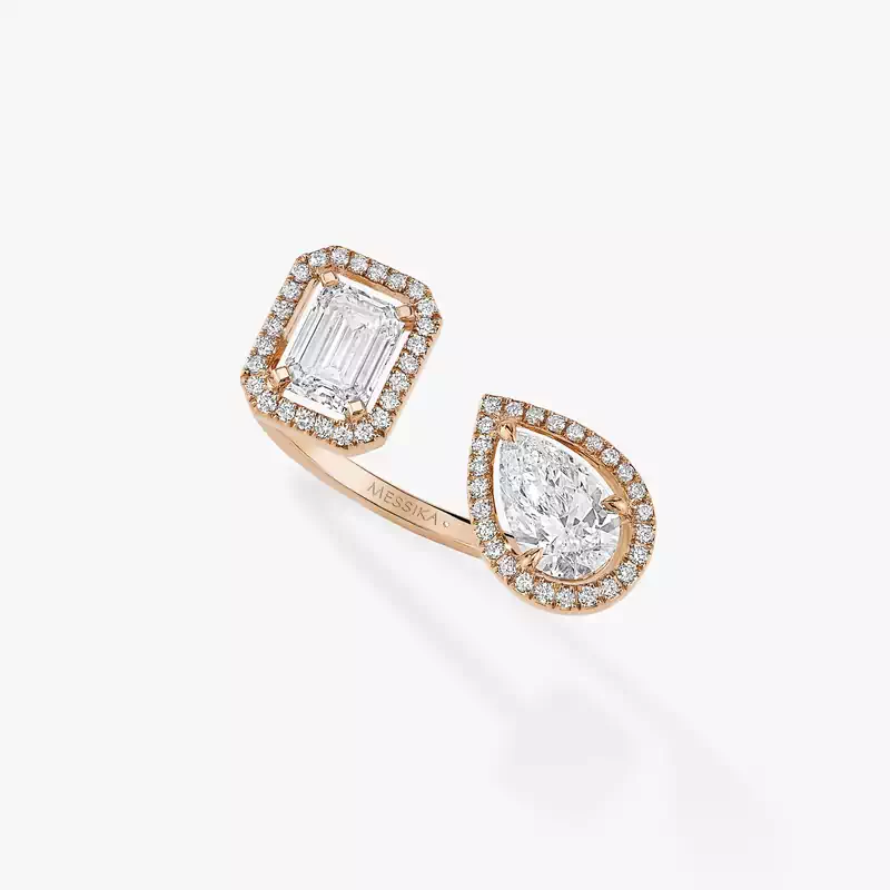 Bague Femme Or Rose Diamant My Twin Toi & Moi 0,60ct x2 06502-PG