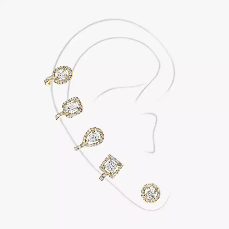 Boucles d'oreilles Femme Or Jaune Diamond My Twin Multiformes 06158-YG