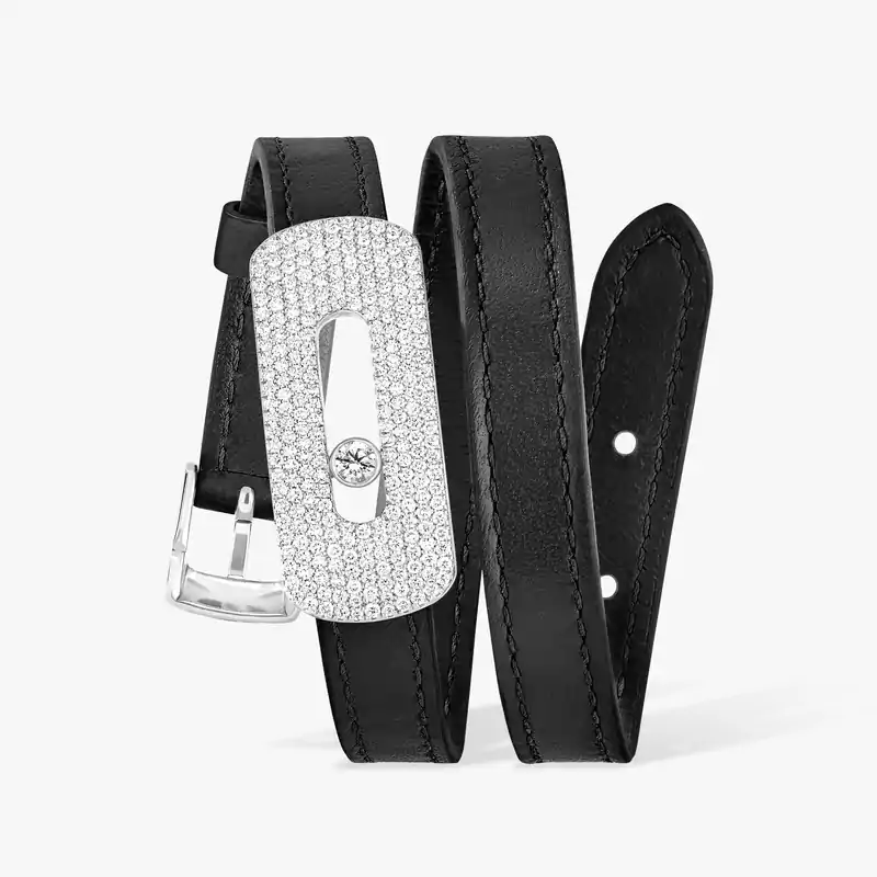 My Move XXL Pavé-Set Bracelet White Gold For Her Diamond Bracelet 30005-WG