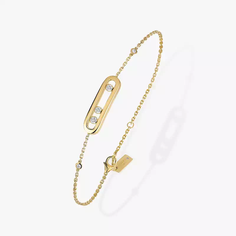 Gold Diamond Bracelet Messika Luxury Bracelets