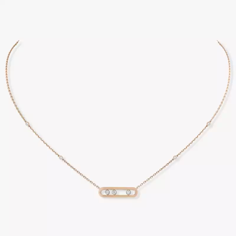 Baby Move Pink Gold For Her Diamond Necklace 04323-PG