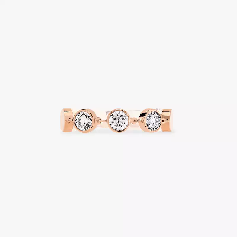 Ring For Her Pink Gold Diamond D-Vibes MM 12991-PG