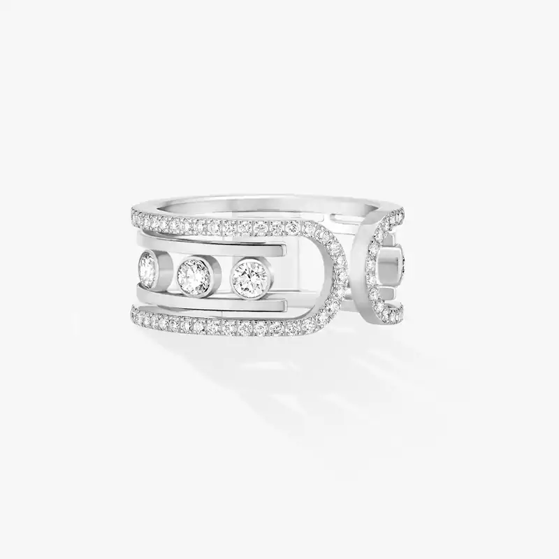 Move 10th White Gold For Her Diamond Ring 11955-WG