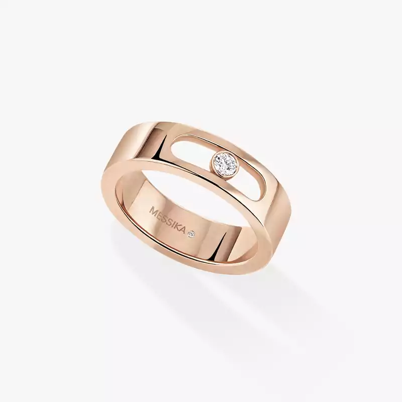 Bague Mixte Or Rose Diamond Alliance Move Joaillerie 11701-PG