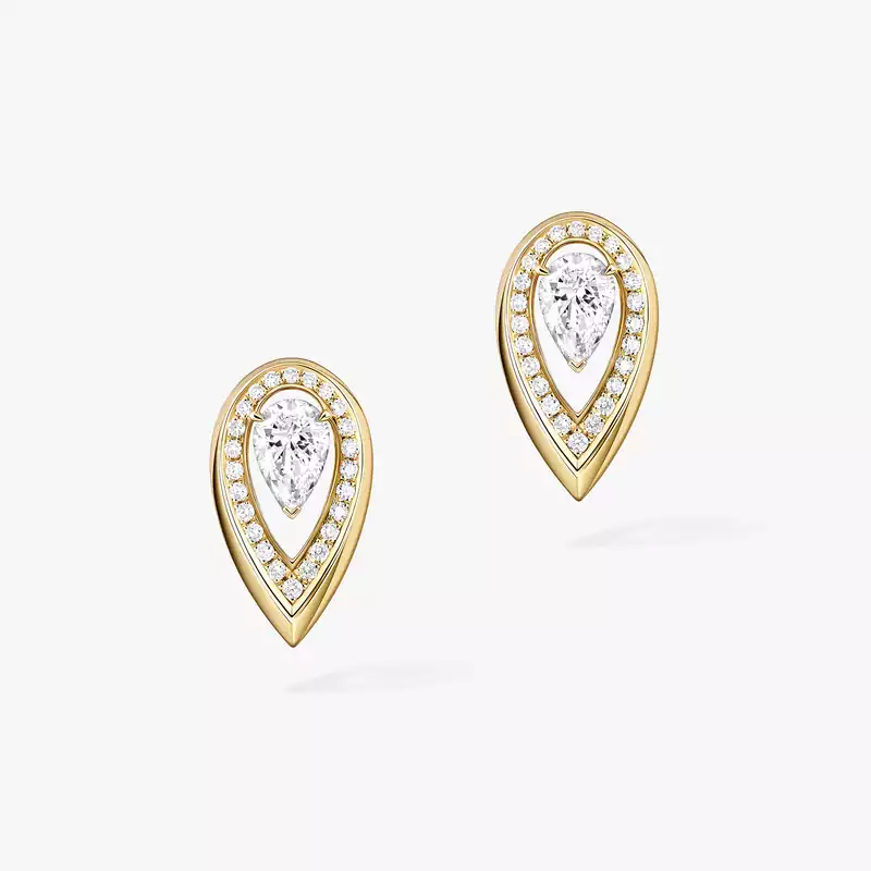 Orecchini Donna Oro giallo Diamante Fiery 0,25 carati 13240-YG