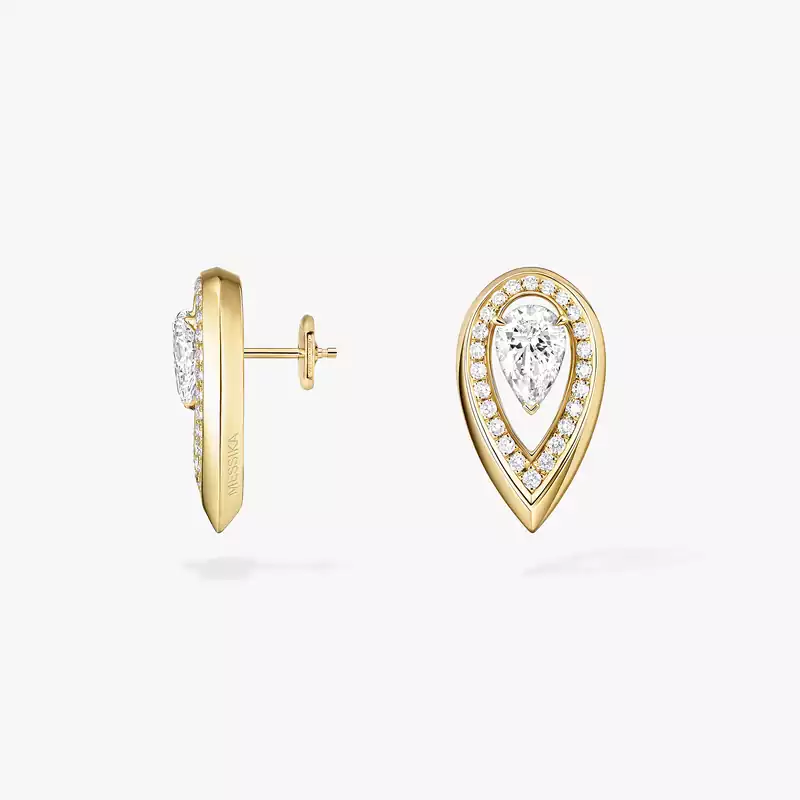 Orecchini Donna Oro giallo Diamante Fiery 0,25 carati 13240-YG