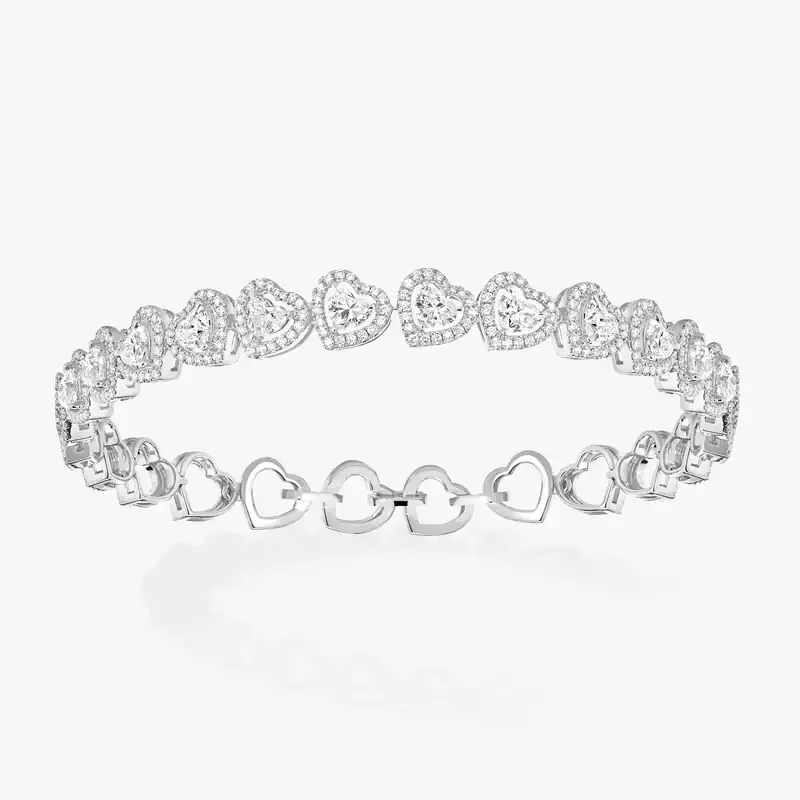Joy Cœur Multi Rivière White Gold For Her Diamond Bracelet 12748-WG