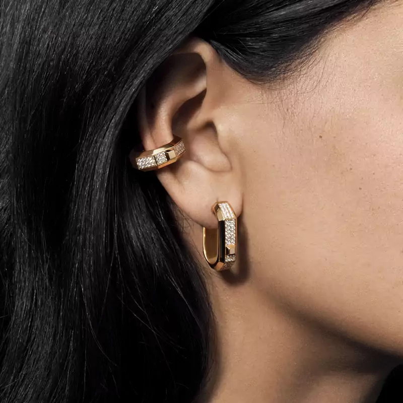 Orecchino a clip metà Moderniste