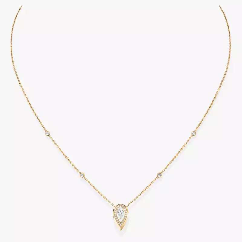 Collier Femme Or Jaune Diamond Fiery 0,10ct 12611-YG