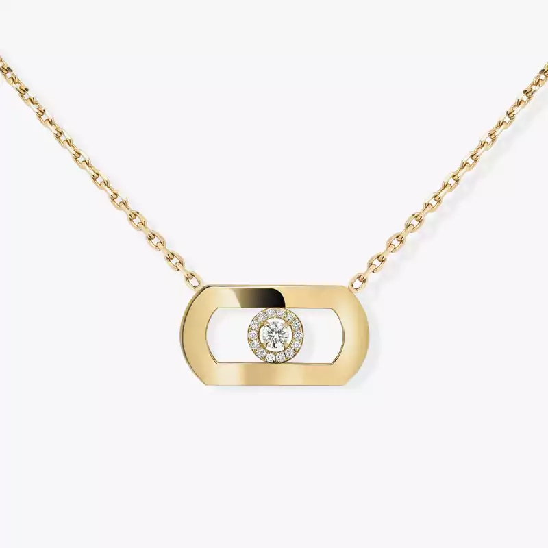 So Move Yellow Gold For Her Diamond Necklace 12944-YG
