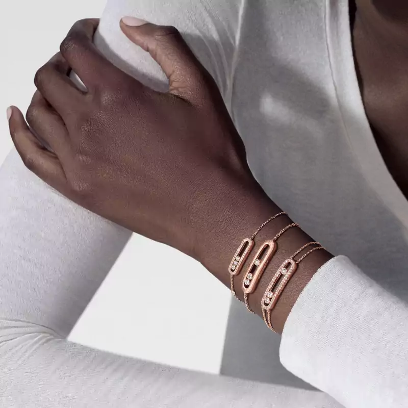 Move Classique pavé bracelet, large model