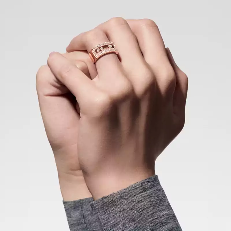 Move Noa pavé ring, large model