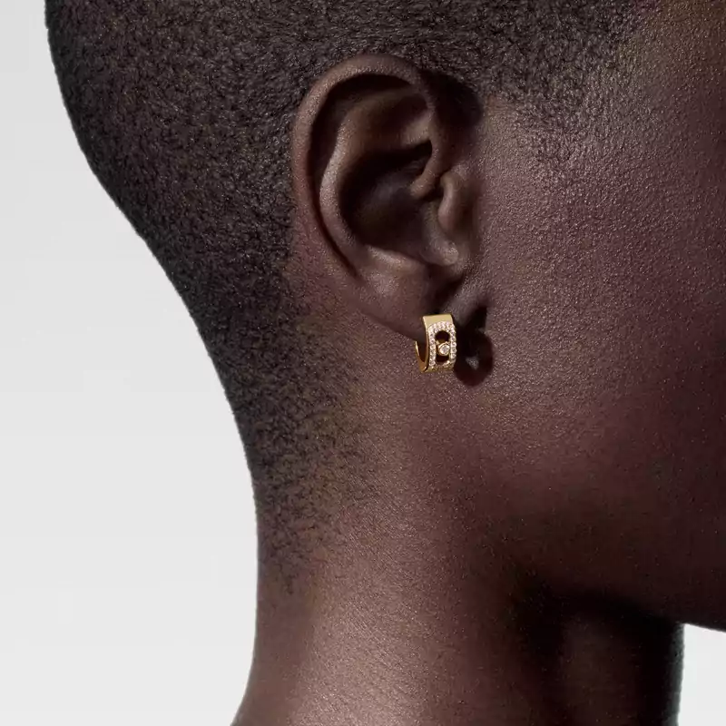 Move Noa pavé hoop earrings