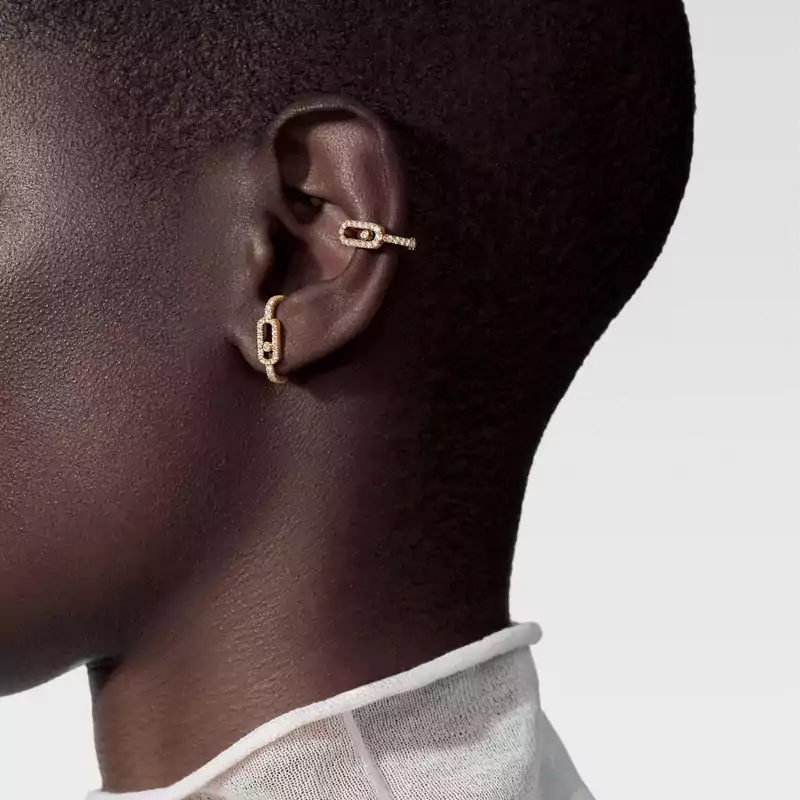 Move Uno pavé clip earring