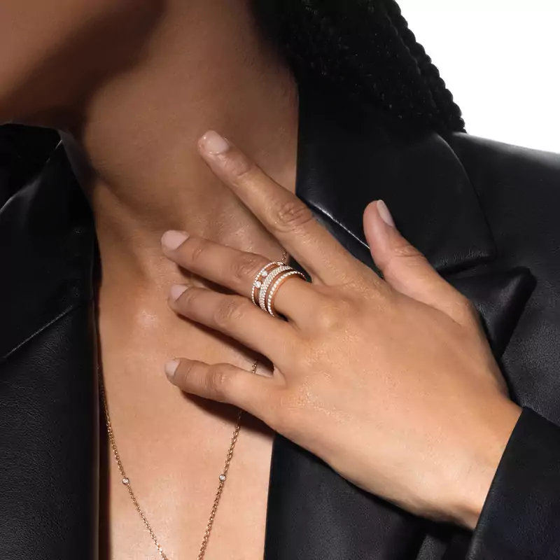 Move Romane pavé ring large