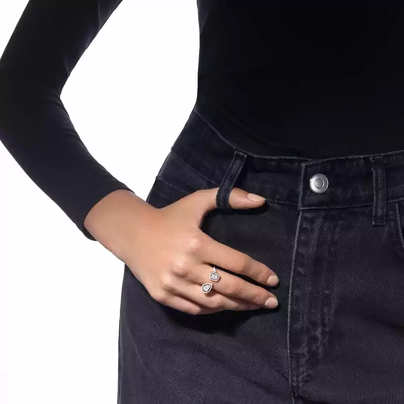 My Twin toi & moi ring 2x 0.60ct