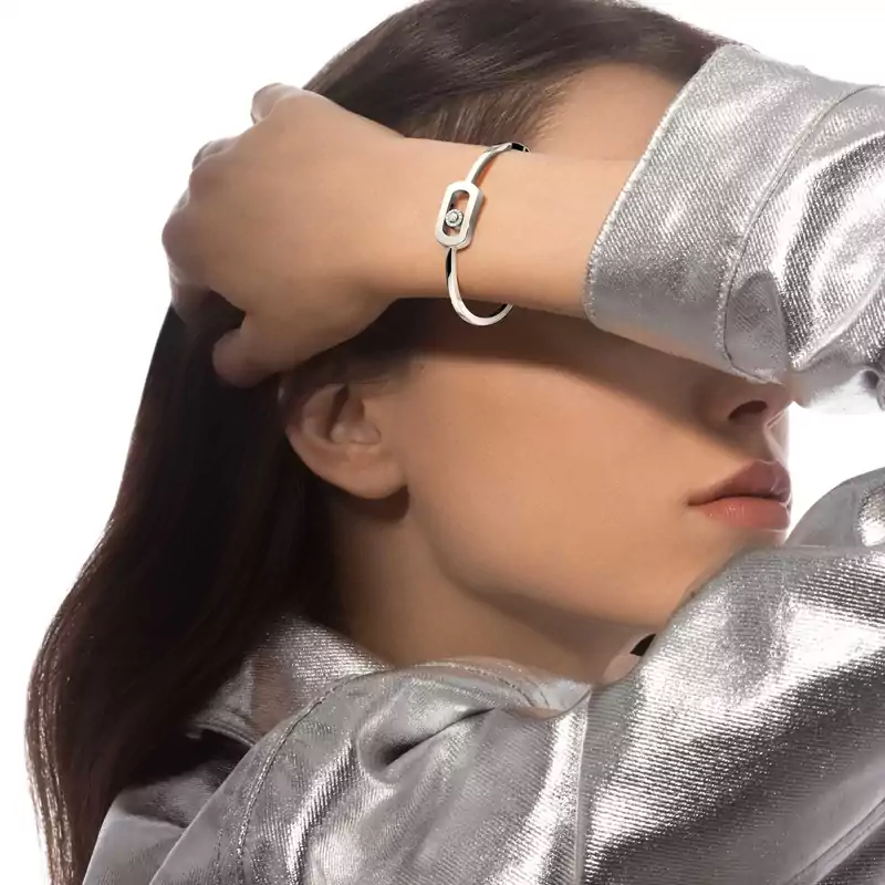 So Move Bangle White Gold For Her Diamond Bracelet 13757-WG