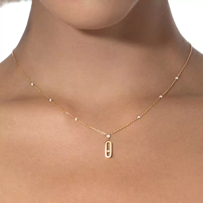 Collana con pendente Move Uno, modello piccolo