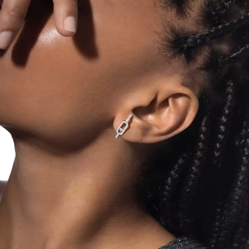 Move Uno pavé single earring