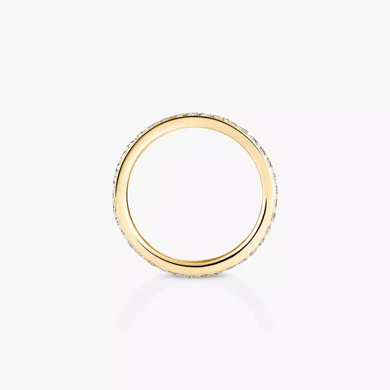 Bague Femme Or Jaune Diamant Alliance Gatsby 04036-YG