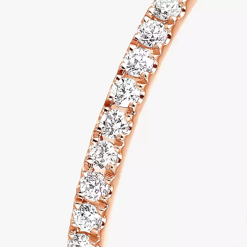 Gatsby XS Wedding Ring Pink Gold For Her Diamond Ring 05064-PG