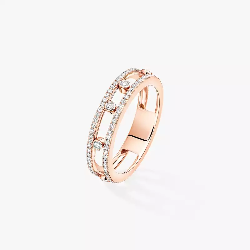 Move Romane  Pink Gold For Her Diamond Ring 07080-PG