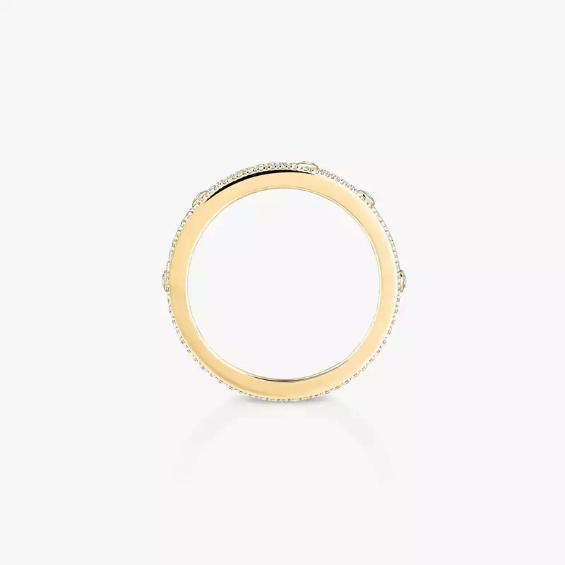 Anello Donna Oro giallo Diamante Fede Move Romane 07080-YG